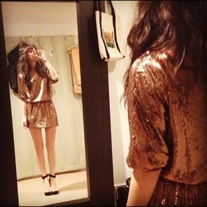 Haute Hippie sequined dress!